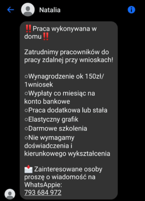 praca składanie wniosków