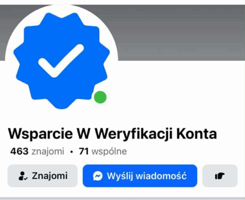Pomoc w weryfikacji konta