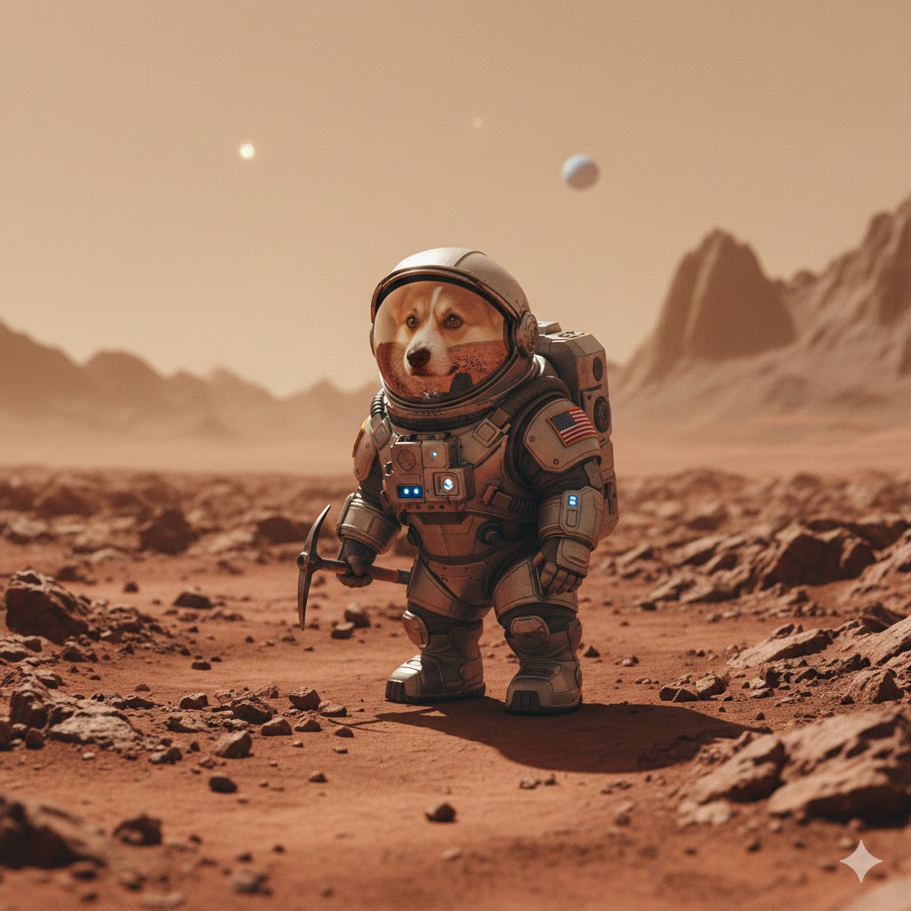 Pies astronauta Gemini Nano Banana