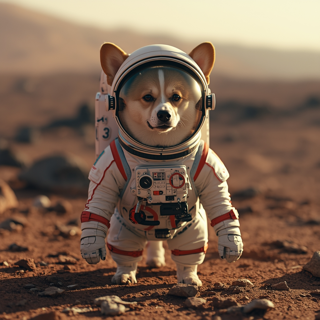 Pies astronauta leonardo