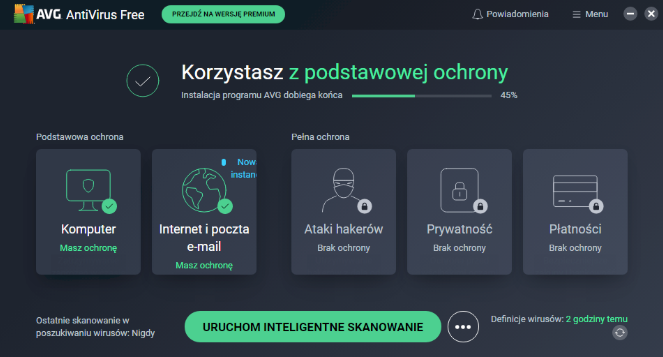 AVG Free antywirus