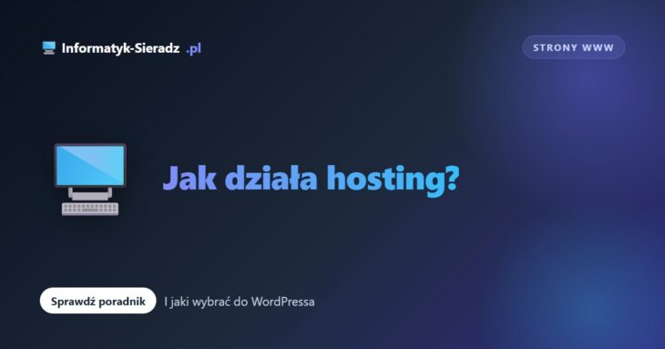 Jak działa hosting i jaki wybrać do WordPressa?